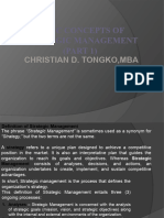 Basic Concepts of Strategic Management Part 1