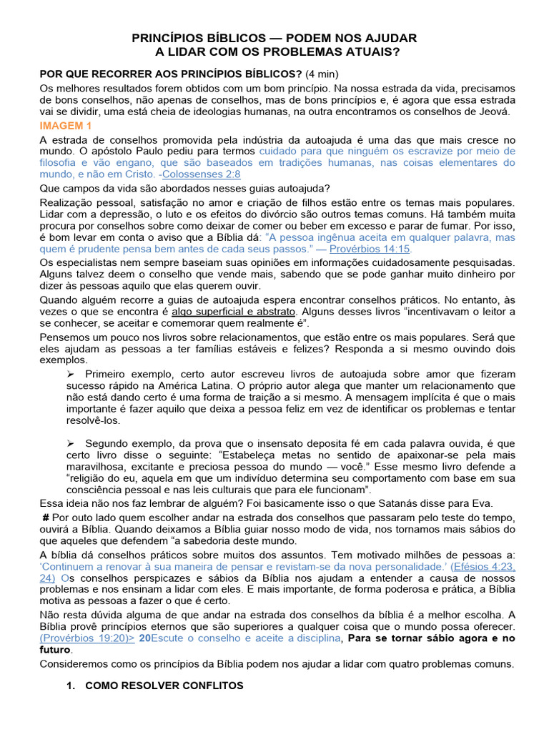Princípios Bíblicos para Viver Melhor | PDF | Bíblia | Jesus