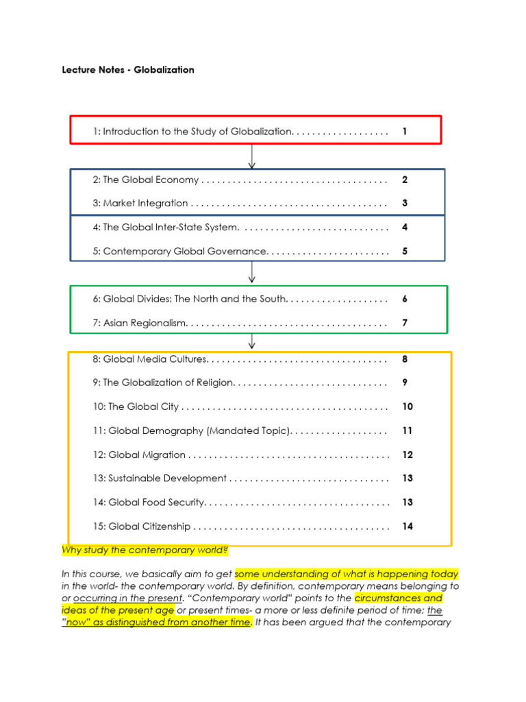 Introduction To Globalization Download Free Pdf Globalization