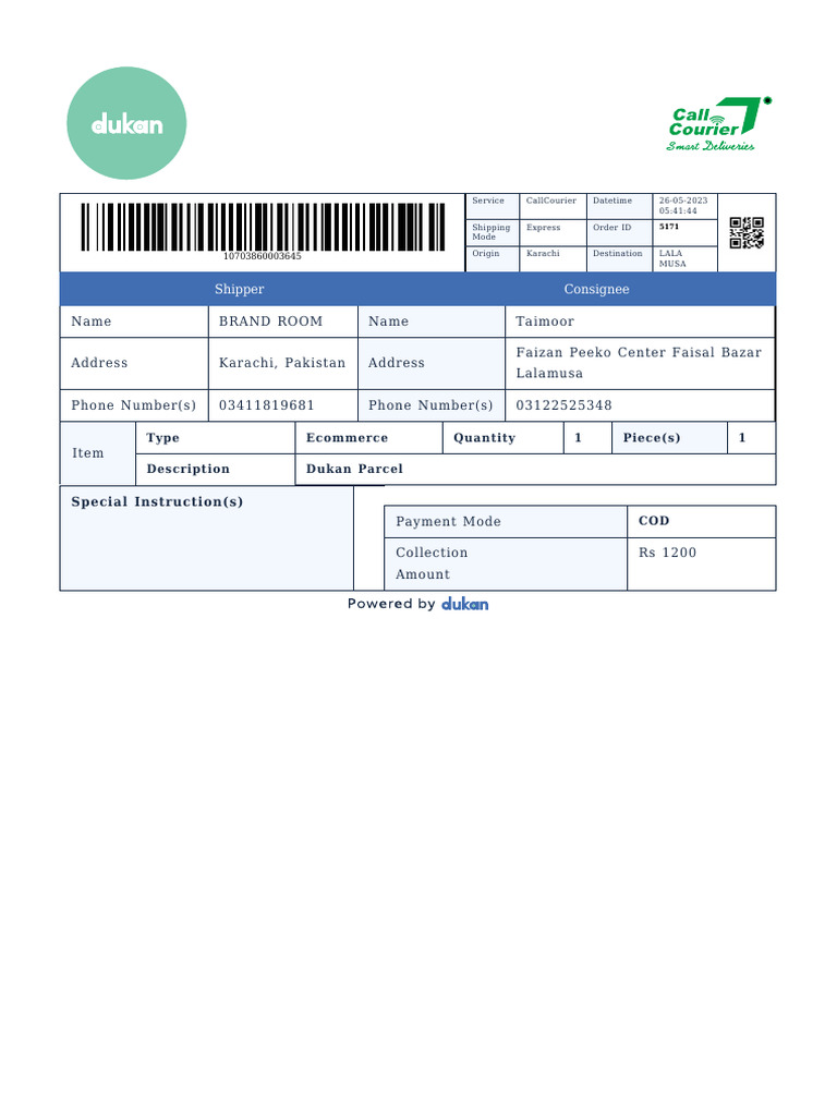 Express Ecommerce Shipment Details | PDF | Freight Transport | Supply ...