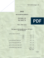 Accountancy Question Paper For H S Final Examination 2022