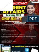 Most Important Current Affairs 1 21st February 2024 One Shot Series