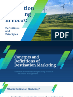 Week 2 - Destination Marketing Management in Focus