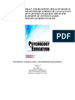 Psychology and Education: A Multidisciplinary Journal