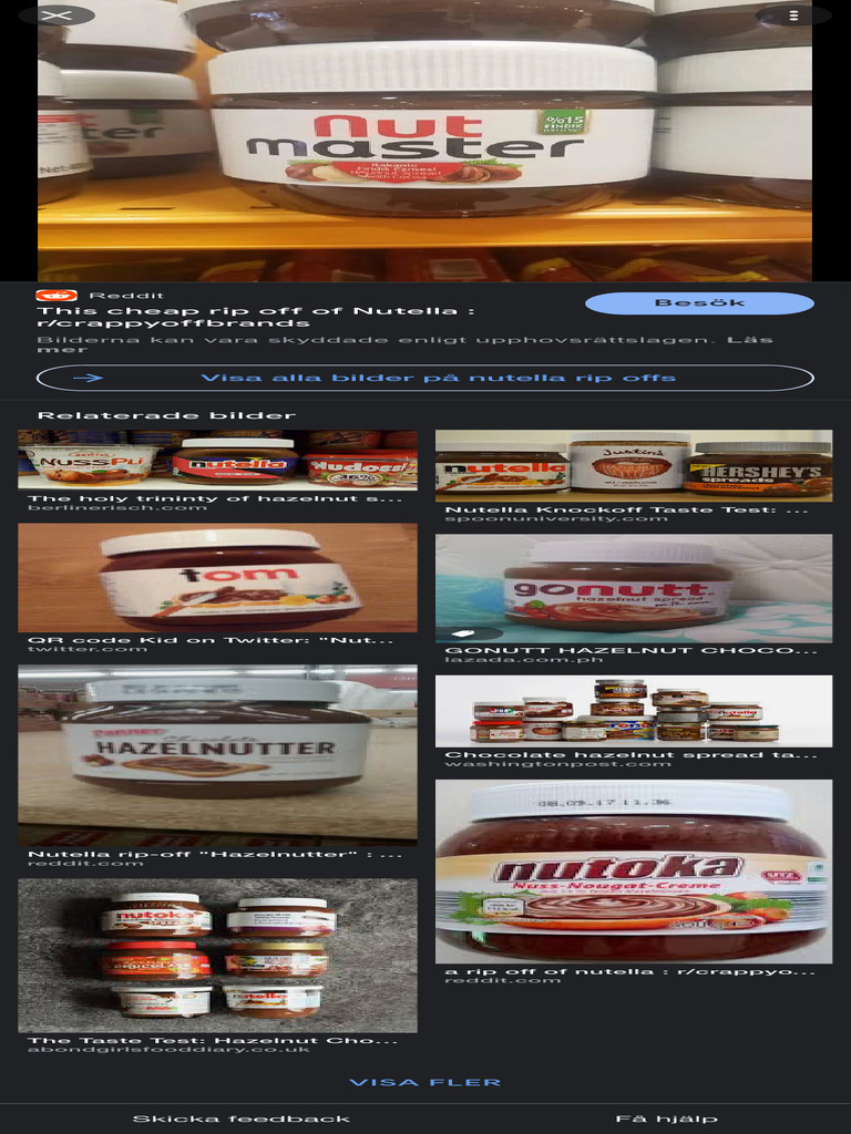 Nutella Rip Offs - Sök På Google | PDF