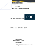 Business Finance Chapter 1