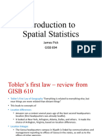 Introduction To Spatial Statistics - Chap 1 in Bennett-Vale Book - 9!30!23
