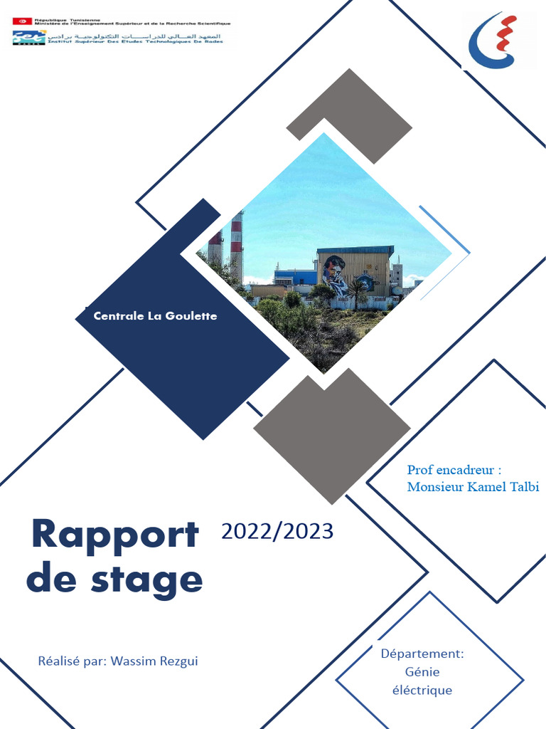 Rapport de stage sur la STEG et la turbine à gaz | PDF | Extincteur ...