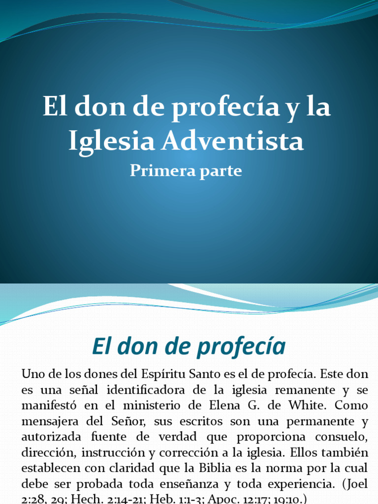 El Espiritu de Profecia y La Biblia | PDF | Profecía | Daniel (figura ...