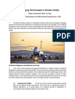 Emerging Technologies in Aviation Safety