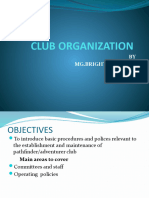 Club Organisation