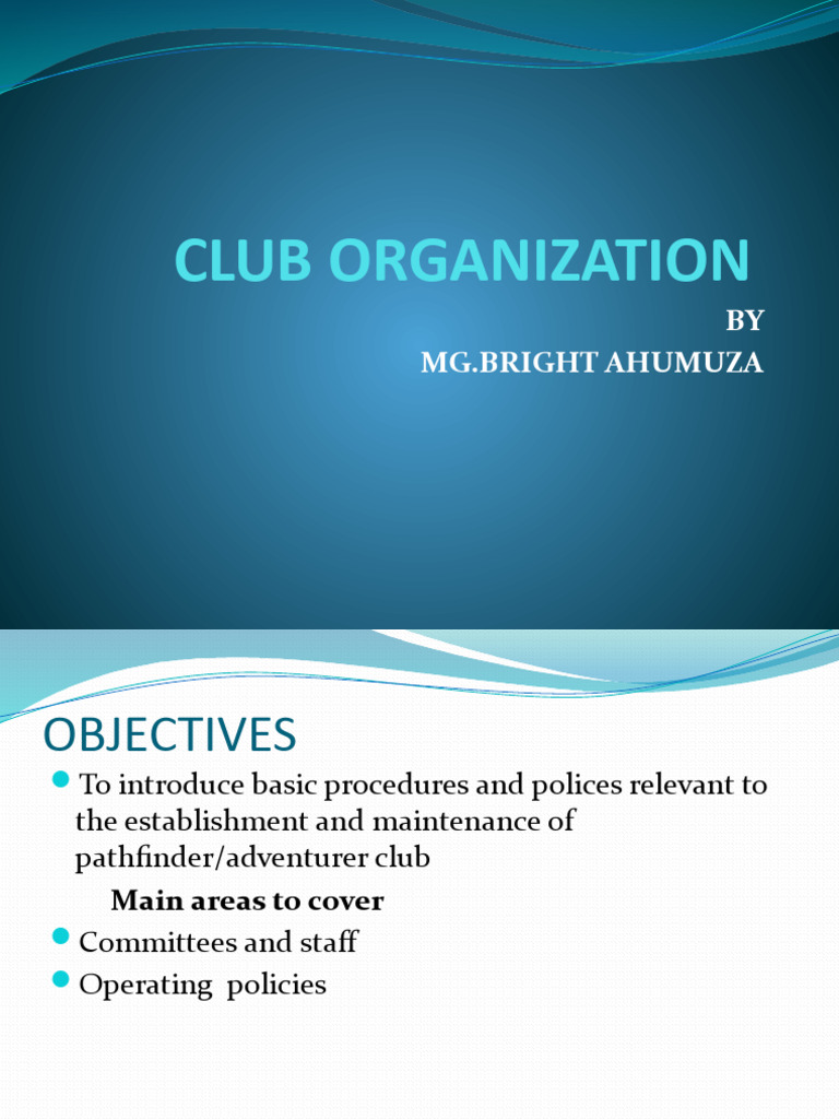 Club Organisation | PDF