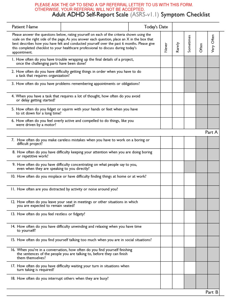 Adhd questionnaire asrs111 1 pdf attention deficit hyperactivity