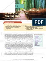 Chapter 5 - Education and Socialization To Professional Nursing Role