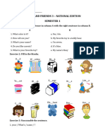 Grade 3 - Semester 1 Test