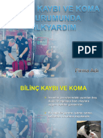 Bilinc Kaybi Ve Koma Durumlarinda Ilk Yardim