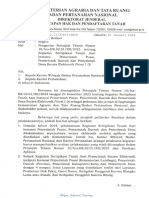 Surat Pengantar Juknis Sertipikasi Tanah Aset Secara Elektronik 1.0