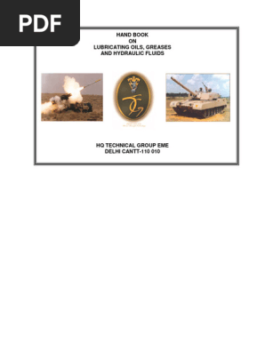Lubricating Oils, Greases & Hydraulic Fluids-1 | PDF