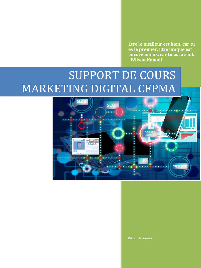 Marketing Digital : Stratégies et Enjeux | PDF | Commercialisation ...