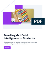 Teaching Artificial Intelligence To Students