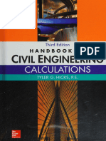 Handbook of Civil Engineering Calculations 3rd Edition Hicks Korley
