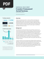 2024 Emerging Space Brief Counter-Unmanned Aerial Systems