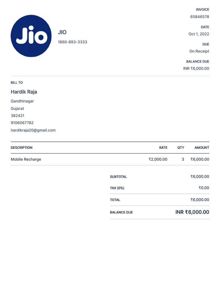 JIO JIO: Har Hardik Raja Dik Raja | PDF