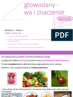 06 - Węglowodany - Budowa I Znaczenie