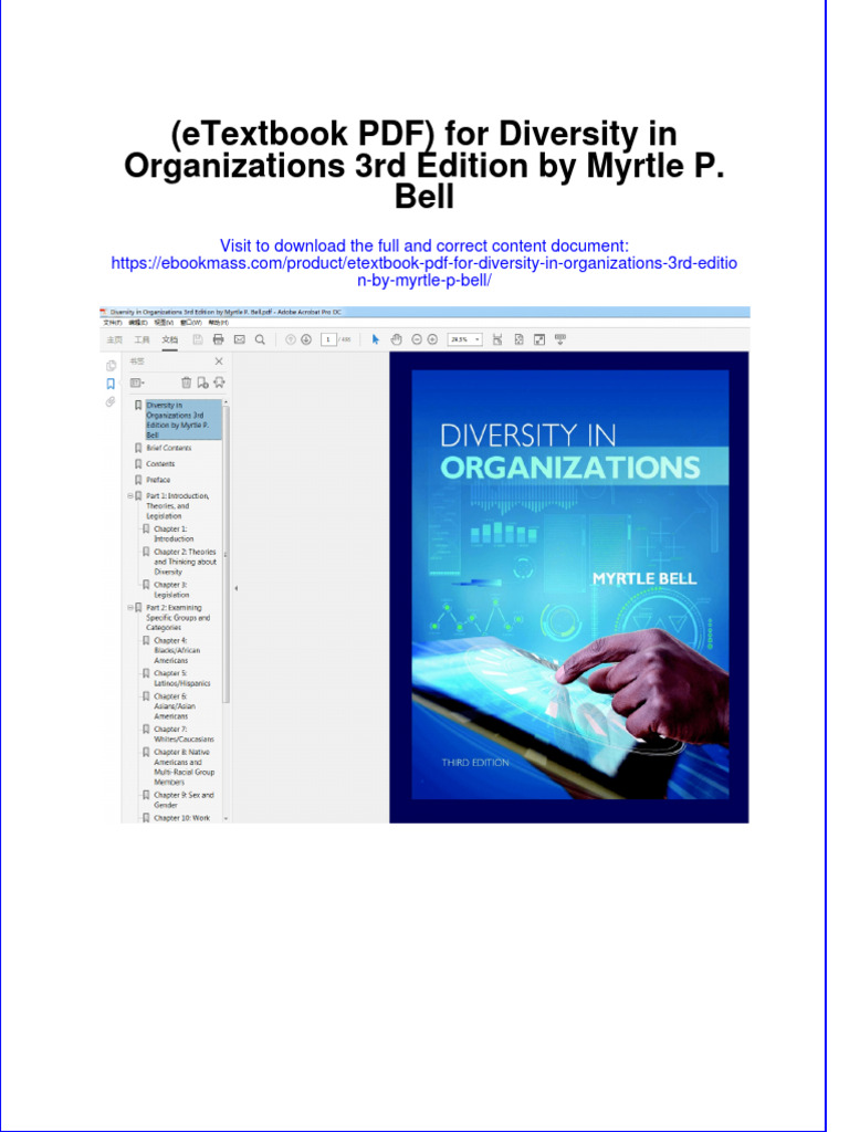Ebook PDF Etextbook PDF For Diversity in Organizations 3Rd Edition by ...