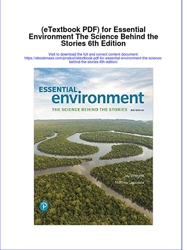 Ebook PDF Etextbook PDF For Essential Environment The Science Behind ...