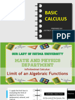 Limits Algebraic Functions