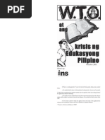 Download Wto at Ang Edukasyong Pilipino Booklet by api-3814755 SN7080732 doc pdf