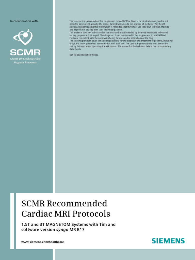 CMR - Users - Guide - SIEMENS SCMR | PDF
