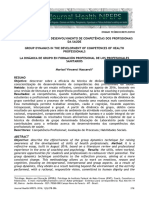 Dinâmica de Grupo No Desenvolvimento de Competências Dos Profissionais de Saúde