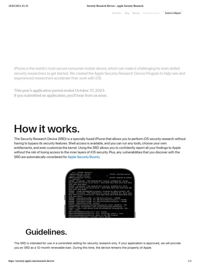 Security research device apple security research pdf ios
