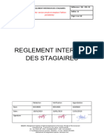 Reglement Interieur Stagiaires