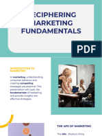 1 Deciphering Marketing Fundamentals