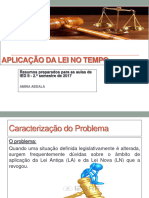 Aplicação Da Lei No Tempo - Resumos Aulas Amina Abdala-1