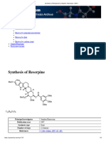 Synthesis of Reserpine by Stephen Hanessian (1997)
