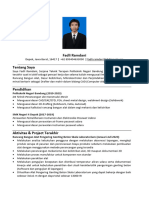 Fadli Ramdani CV