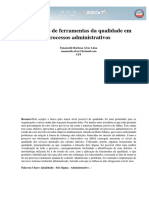 Aplicação de Ferramentas Da Qualidade em Processos Administrativos