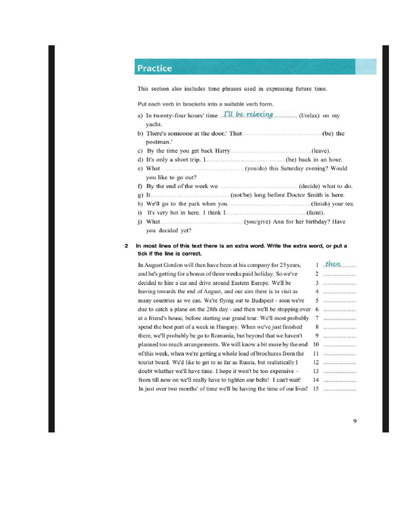 Grammar Practice 21 11 | PDF