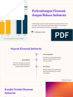 Perkembangan Ekonomi Dengan Bahasa Indonesia