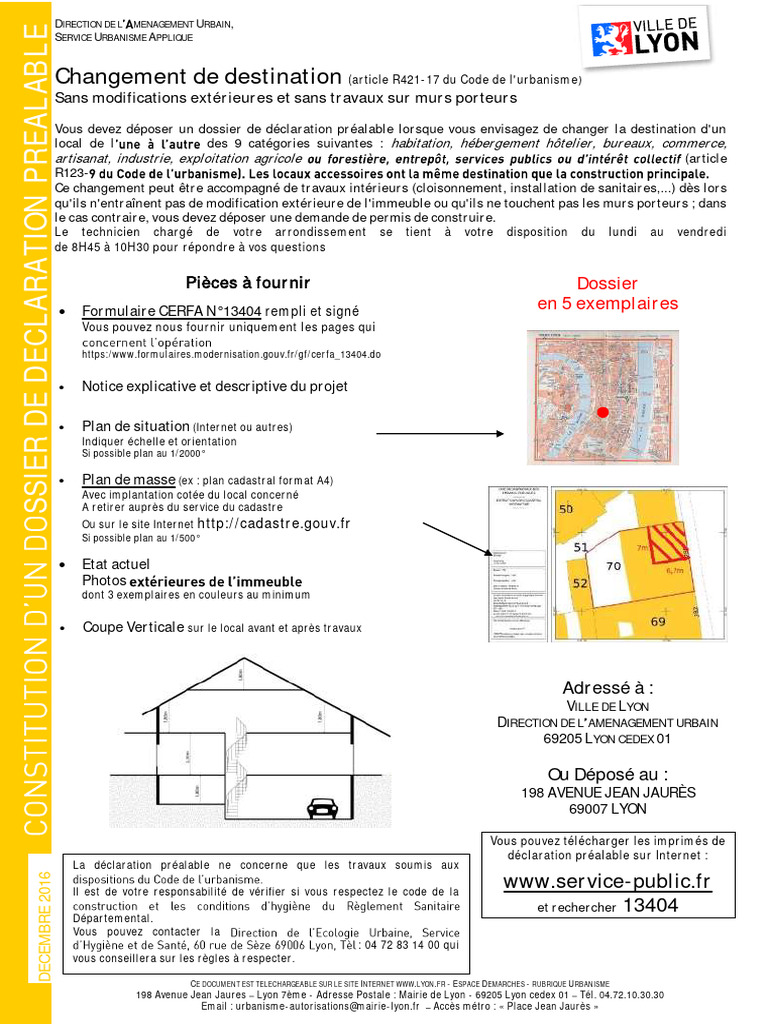 CHANGEMENT DE DESTINATION DEFINITION intelligence overview