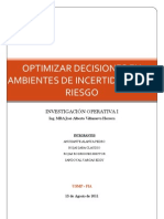 Proyecto Investigación Operativa