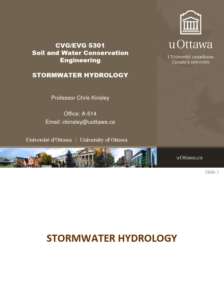 Stormwater Hydrology Principles Explained | PDF | Drainage Basin ...