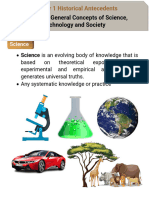 Chapter 1.1 General Concepts of Science Technology and Society