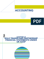 CFAB Accounting Chapter 15. Sole Trader and Partnership Financial Statement Under UK GAAP