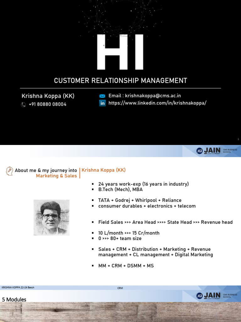 CRM Strategies and Marketing Insights | PDF | Customer Relationship ...
