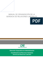 Manual de Organizacion de La Gerencia de Relaciones Laborales